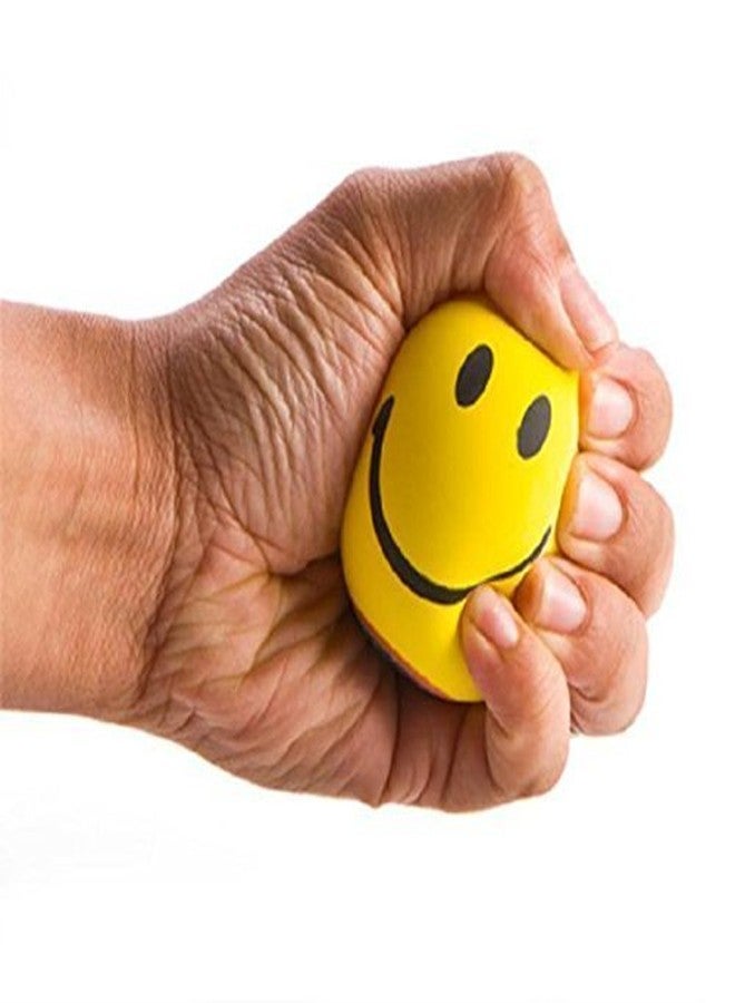 Heer Cute N Funny Yellow Smiley Face Squeeze Ball Pack of 12 - Image 4